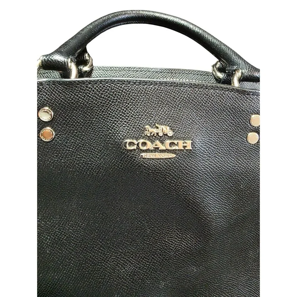 Coach Mini Lillie Carryall Crossbody Satchel Bag Black